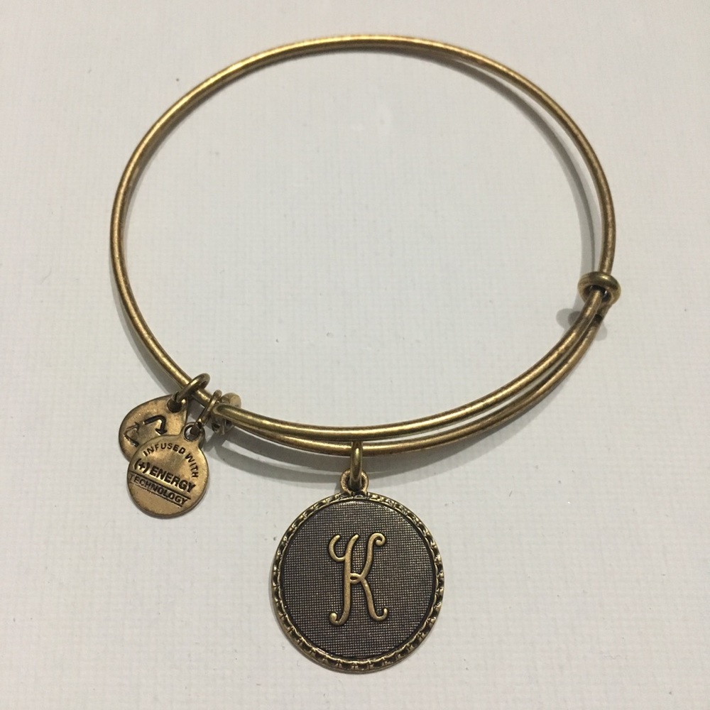K Letter Alex And Ani Bracelet